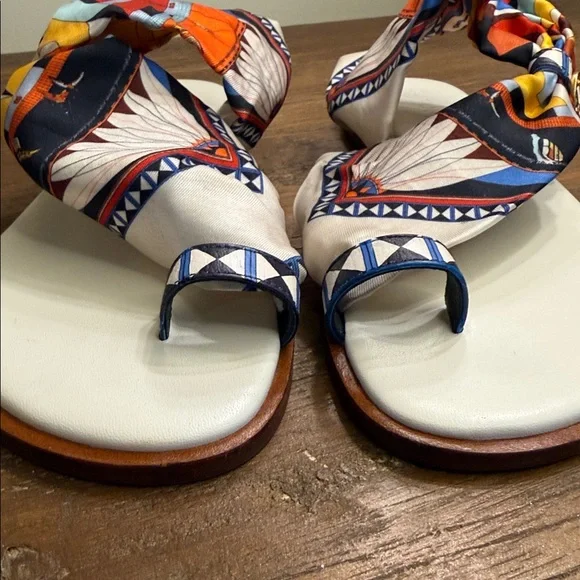 Tory Burch Selby Scarf Sandal - Picture 16 of 16